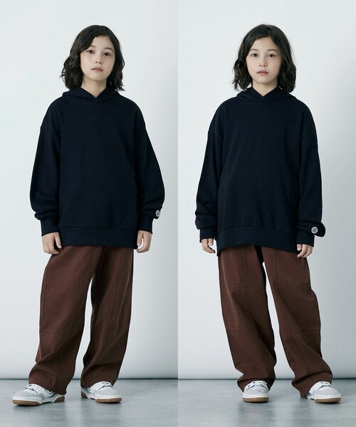 green label relaxing(グリーンレーベルリラクシング)の「TJ ツイル デザインパンツ / キッズ 140cm-160cm(チノパンツ・キッズ・ベージュ/ネイビー/ブラウン・140cm/150cm/160cm)」の9枚目の写真