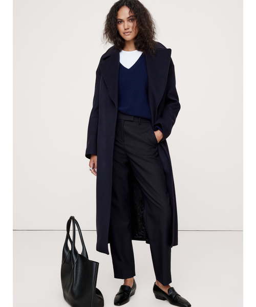 Banana Republic（バナナリパブリック）の「ハイライズ テーパード イタリアンウール アンクルパンツ（その他パンツ・レディース・ネイビー・2/6/8/0/4）」の6枚目の写真