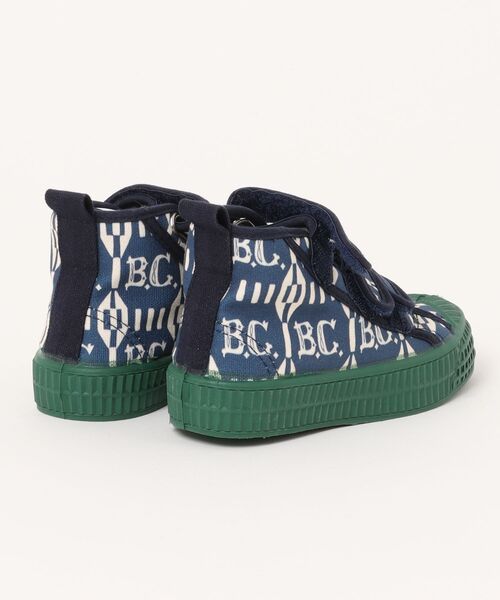 BOBO CHOSES（ボボショーズ）の「B.C Vintage all over high sneakers（スニーカー・キッズ・ダークネイビー・15.5/16/16.5/17/17.5/18/18.5/19）」の5枚目の写真