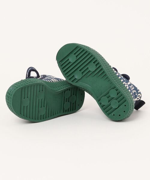 BOBO CHOSES（ボボショーズ）の「B.C Vintage all over high sneakers（スニーカー・キッズ・ダークネイビー・15.5/16/16.5/17/17.5/18/18.5/19）」の6枚目の写真