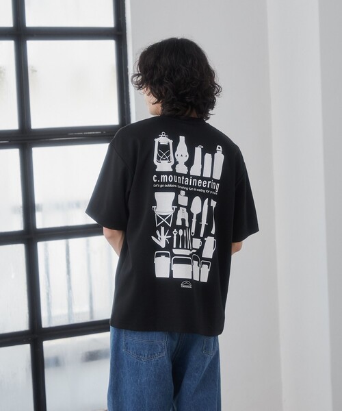 coen(コーエン)の「【C.Mt】FUNCTION CAMP TEE(Tシャツ/カットソー・メンズ・ホワイト/ライトグレー/ブラック・M/L/XL)」の5枚目の写真