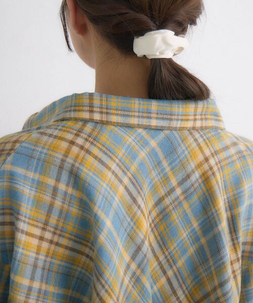 RETRO GIRL（レトロガール）の「【新色追加】アソートチェックシャツ（シャツ/ブラウス・レディース・ブルー系その他2/ナチュラル/ブルー/ブラウン系その他2/レッド/ブラウン・FREE）」の16枚目の写真
