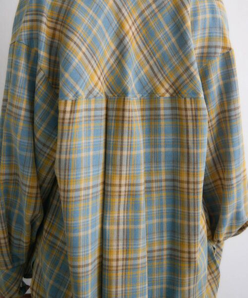 RETRO GIRL（レトロガール）の「【新色追加】アソートチェックシャツ（シャツ/ブラウス・レディース・ブルー系その他2/ナチュラル/ブルー/ブラウン系その他2/レッド/ブラウン・FREE）」の17枚目の写真