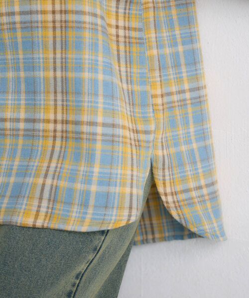 RETRO GIRL（レトロガール）の「【新色追加】アソートチェックシャツ（シャツ/ブラウス・レディース・ブルー系その他2/ナチュラル/ブルー/ブラウン系その他2/レッド/ブラウン・FREE）」の21枚目の写真