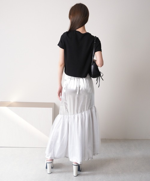 LIPSERVICE(リップサービス)の「ギャザーボリュームチュールスカート(スカート・レディース・ブラック/シルバー/その他1・S/M)」の19枚目の写真