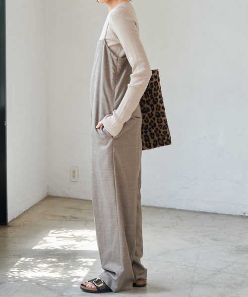 Spick & Span（スピックアンドスパン）の「ウォッシャブル クルーネックリブニット（ニット/セーター・レディース・ブラック/チャコールグレー/ベージュ/ホワイト・FREE）」の10枚目の写真