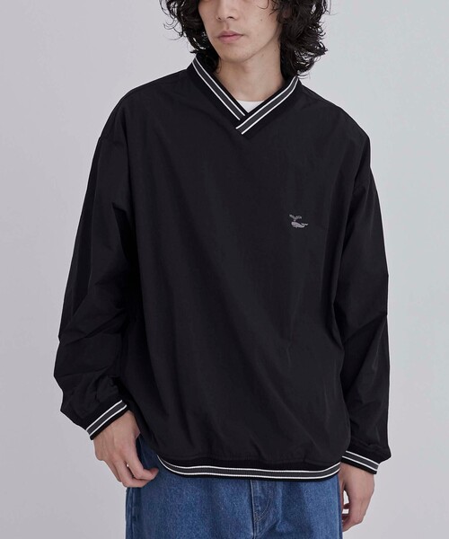 coen（コーエン）の「FreeSpeech（フリースピーチ）別注ナイロンプルオーバー（その他アウター・メンズ・ネイビー/ブラック・M/L/XL）」の2枚目の写真