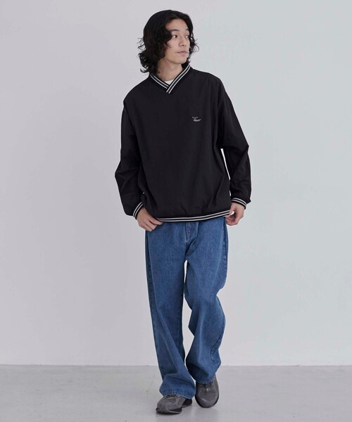 coen（コーエン）の「FreeSpeech（フリースピーチ）別注ナイロンプルオーバー（その他アウター・メンズ・ネイビー/ブラック・M/L/XL）」の4枚目の写真