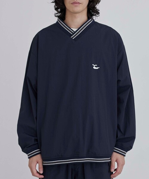 coen（コーエン）の「FreeSpeech（フリースピーチ）別注ナイロンプルオーバー（その他アウター・メンズ・ネイビー/ブラック・M/L/XL）」の16枚目の写真
