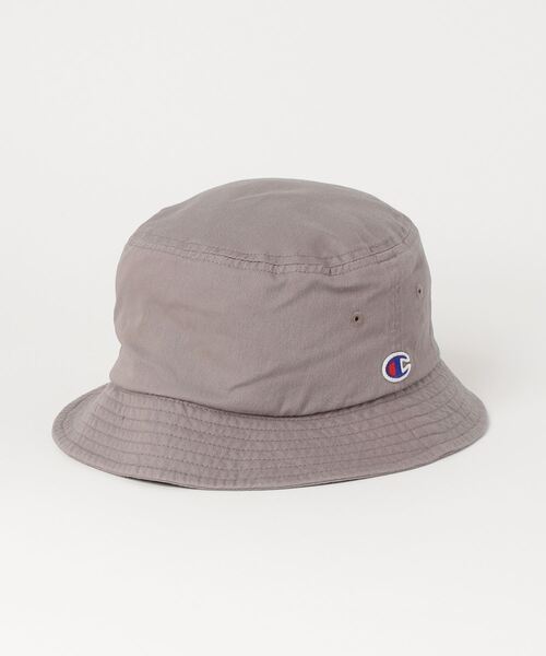Champion（チャンピオン）の「【k】〔Champion/チャンピオン〕ワンポイントロゴ刺繍 ツイルバケットハット（ハット・キッズ・ブラック/カーキ/ワイン/オフホワイト/グレー/ベージュ/ネイビー/カモフラージュ・FREE）」の16枚目の写真