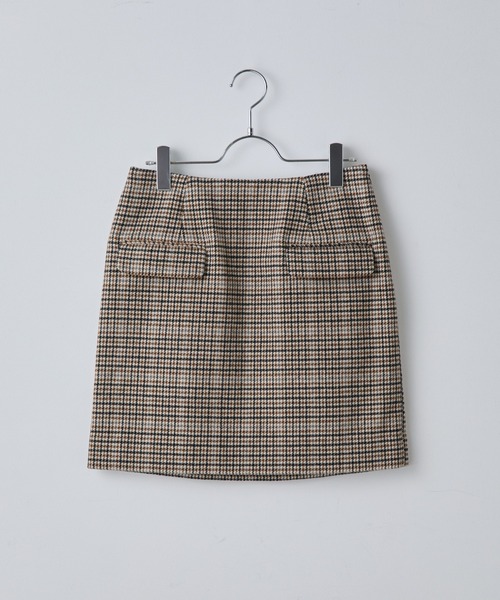 COLONY 2139（コロニートゥーワンスリーナイン）の「フラップミニスカート（スカート・レディース・グレー/ブラック/ベージュ・SMALL/MEDIUM）」の3枚目の写真