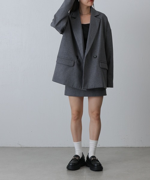 COLONY 2139（コロニートゥーワンスリーナイン）の「フラップミニスカート（スカート・レディース・グレー/ブラック/ベージュ・SMALL/MEDIUM）」の7枚目の写真