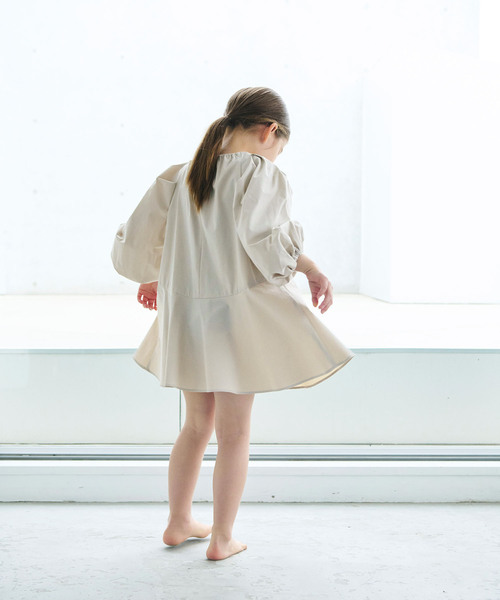 N.O.R.C(ノーク)の「【KIDS】ラッシュガードワンピース(シャツ/ブラウス・レディース・グレイッシュベージュ/ブラック/ブルー・フリー)」の6枚目の写真