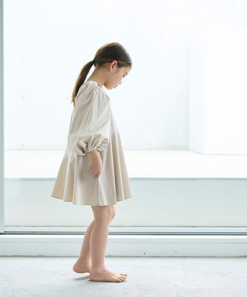 N.O.R.C(ノーク)の「【KIDS】ラッシュガードワンピース(シャツ/ブラウス・レディース・グレイッシュベージュ/ブラック/ブルー・フリー)」の7枚目の写真
