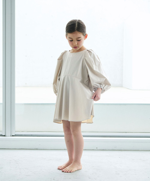 N.O.R.C(ノーク)の「【KIDS】ラッシュガードワンピース(シャツ/ブラウス・レディース・グレイッシュベージュ/ブラック/ブルー・フリー)」の8枚目の写真