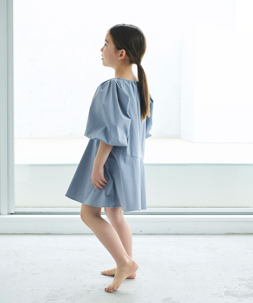 N.O.R.C(ノーク)の「【KIDS】ラッシュガードワンピース(シャツ/ブラウス・レディース・グレイッシュベージュ/ブラック/ブルー・フリー)」の10枚目の写真