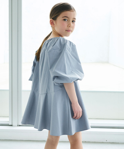 N.O.R.C(ノーク)の「【KIDS】ラッシュガードワンピース(シャツ/ブラウス・レディース・グレイッシュベージュ/ブラック/ブルー・フリー)」の11枚目の写真