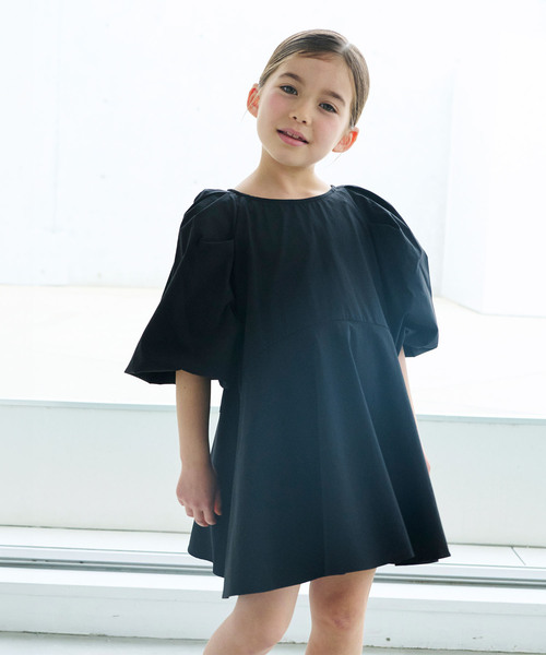 N.O.R.C(ノーク)の「【KIDS】ラッシュガードワンピース(シャツ/ブラウス・レディース・グレイッシュベージュ/ブラック/ブルー・フリー)」の2枚目の写真