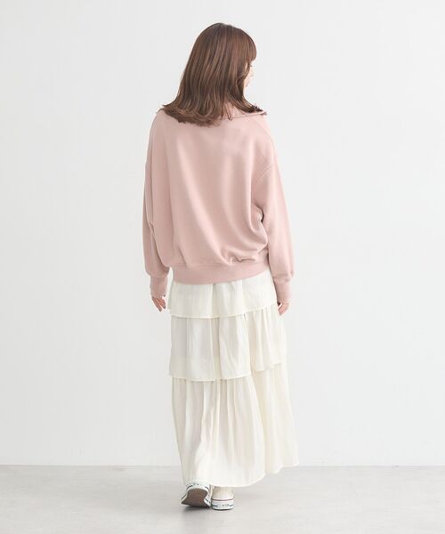 earth music&ecology（アースミュージックアンドエコロジー）の「ティアードスカート（スカート・レディース・ブルー/ブラック/アイボリー・FREE）」の14枚目の写真