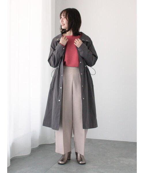 Te chichi TERRASSE（テチチテラス）の「【イージーケア】センタープレスストレートパンツ（その他パンツ・レディース・ベージュ/ネイビー/モカ/ブラック・L/M）」の6枚目の写真