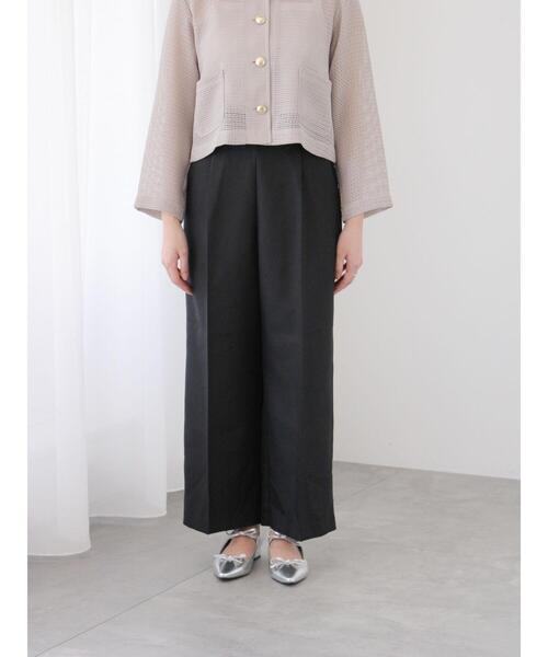 Te chichi TERRASSE（テチチテラス）の「【イージーケア】センタープレスストレートパンツ（その他パンツ・レディース・ベージュ/ネイビー/モカ/ブラック・L/M）」の17枚目の写真