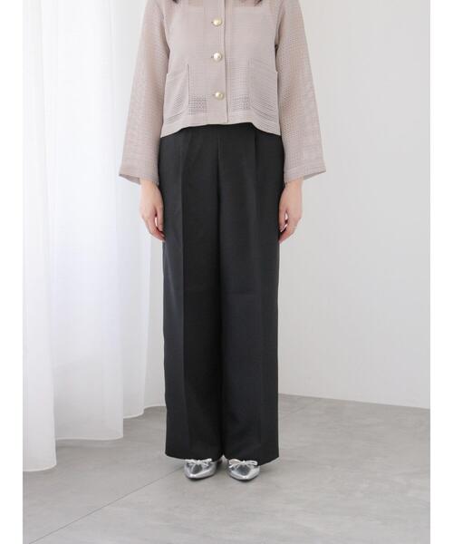 Te chichi TERRASSE（テチチテラス）の「【イージーケア】センタープレスストレートパンツ（その他パンツ・レディース・ベージュ/ネイビー/モカ/ブラック・L/M）」の19枚目の写真