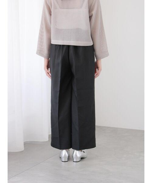 Te chichi TERRASSE（テチチテラス）の「【イージーケア】センタープレスストレートパンツ（その他パンツ・レディース・ベージュ/ネイビー/モカ/ブラック・L/M）」の20枚目の写真