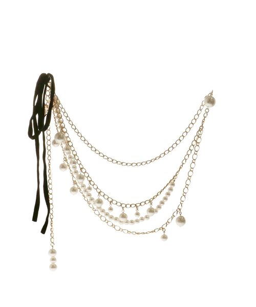 MERCURYDUO（マーキュリーデュオ）の「ネックレスチェーンパールベルト（ベルト・レディース・ゴールド・FREE）」の5枚目の写真