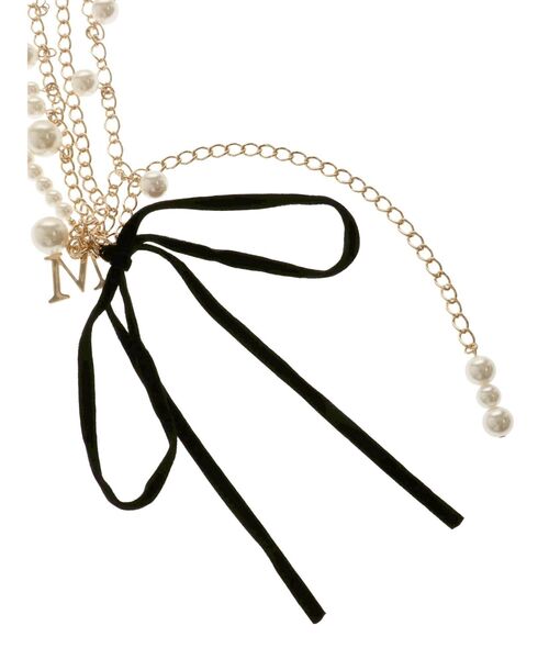 MERCURYDUO（マーキュリーデュオ）の「ネックレスチェーンパールベルト（ベルト・レディース・ゴールド・FREE）」の2枚目の写真