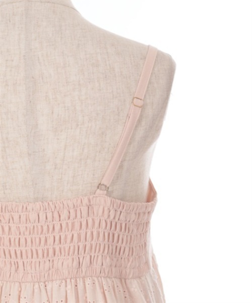 axes femme（アクシーズファム）の「パッチワークキャミワンピース（ワンピース・レディース・ブラック/ホワイト/ピンク・FREE）」の12枚目の写真