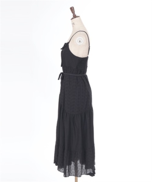 axes femme（アクシーズファム）の「パッチワークキャミワンピース（ワンピース・レディース・ブラック/ホワイト/ピンク・FREE）」の15枚目の写真