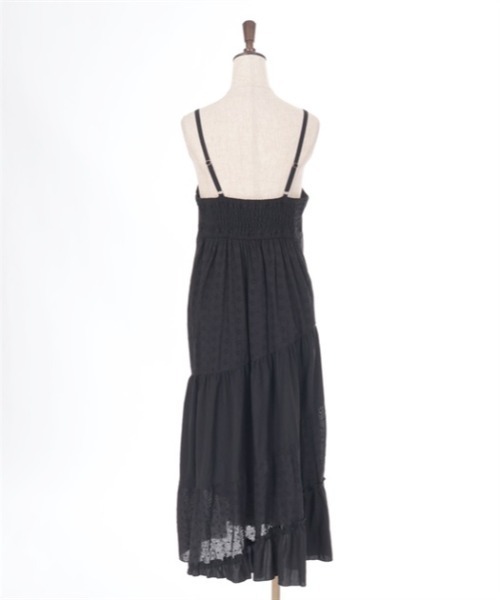 axes femme（アクシーズファム）の「パッチワークキャミワンピース（ワンピース・レディース・ブラック/ホワイト/ピンク・FREE）」の16枚目の写真