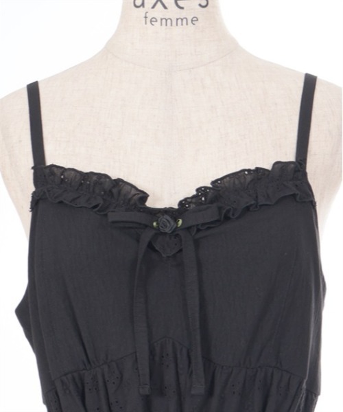 axes femme（アクシーズファム）の「パッチワークキャミワンピース（ワンピース・レディース・ブラック/ホワイト/ピンク・FREE）」の19枚目の写真