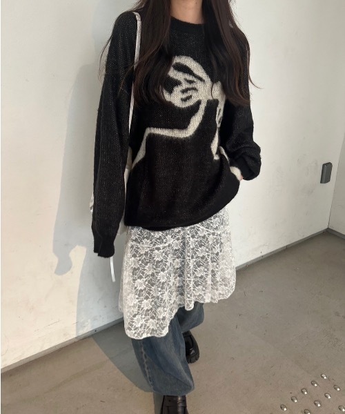 【週末限定お値下げ】NKNIT mini V-neckKNITvest ニット オーバーVネックニット | レディースファッション通販 – ANIECA
