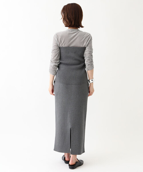 SLOBE IENA（スローブイエナ）の「《追加》ベロアトリコット プルオーバー（Tシャツ/カットソー・レディース・グレー/ブラウン/グリーン/ネイビー・FREE）」の13枚目の写真