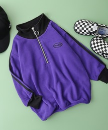 ハーフジップ」に該当するパープル/紫色系のファッション通販