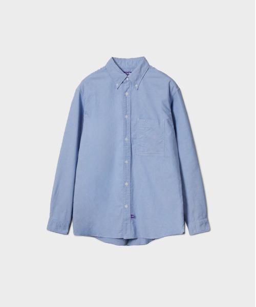 THE NORTH FACE PURPLE LABEL（ザ ノースフェイス パープルレーベル）の「【THE NORTH FACE PURPLE LABEL/ザノースフェイスパープルレーベル】Button Down Field Shirt（シャツ/ブラウス・メンズ・ホワイト/サックスブルー・M/L）」の2枚目の写真