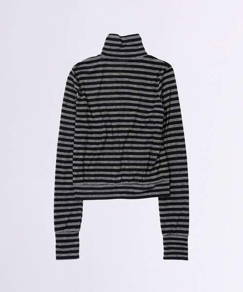 SCULPTOR(スカルプター)の「Light Weight Striped Jersey/ライトウエイトストライプドジャージ(ジャージ・レディース・ブラック/グレー・SMALL/MEDIUM)」の13枚目の写真