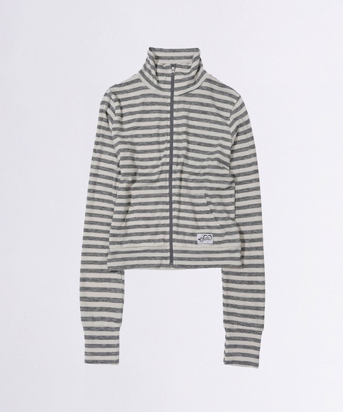 SCULPTOR(スカルプター)の「Light Weight Striped Jersey/ライトウエイトストライプドジャージ(ジャージ・レディース・ブラック/グレー・SMALL/MEDIUM)」の8枚目の写真