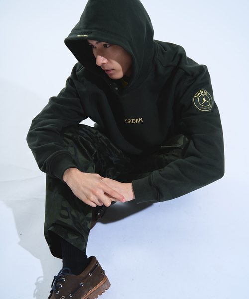 AIR JORDAN（エアジョーダン）の「【NIKE / ナイキ】 M J PSG WM FLC PO FN5324- 355（パーカー・メンズ・グリーン・MEDIUM/LARGE/X-LARGE/XX-LARGE/SMALL）」の9枚目の写真