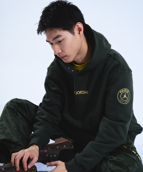 AIR JORDAN（エアジョーダン）の「【NIKE / ナイキ】 M J PSG WM FLC PO FN5324- 355（パーカー・メンズ・グリーン・MEDIUM/LARGE/X-LARGE/XX-LARGE/SMALL）」の12枚目の写真