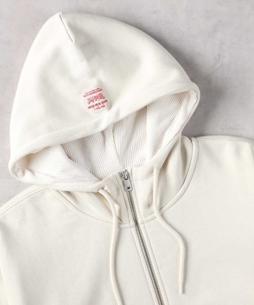 Levi's(リーバイス)の「【Levi's】「WORKWEAR」 フルジップフーディー(パーカー・メンズ・ホワイト・M/L/S)」の4枚目の写真