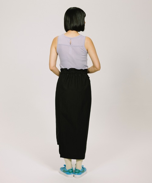 sneeuw（スニュウ）の「パネルタンクトップ（タンクトップ・レディース・ブラウン/パープル/オレンジ・ONESIZE）」の6枚目の写真