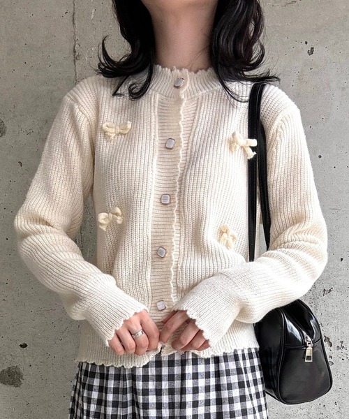 【クリーニング済】merlette ニットカーディガン クリーニング済】merlette ニットカーディガン