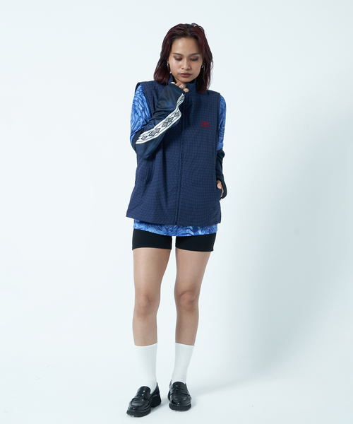 新品）UMBRO × PARANOID シェルチェック ナイロン ジャケット L UMBRO（アンブロ）の「【UMBRO / アンブロ × PARANOID