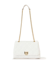 ラメツィードショルダーバッグ