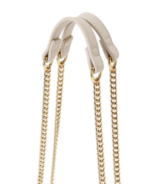 EDIT COLOGNE（エディットコロン）の「ラメツィードショルダーバッグ（ショルダーバッグ・レディース・オフホワイト/ブラック・ﾌﾘ-）」の6枚目の写真