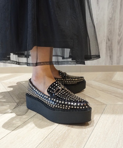 Jeffrey Campbell(ジェフリーキャンベル)の「厚底ローファー(ローファー・レディース・ブラック・36/37/39/38/35)」の6枚目の写真