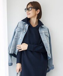 ウスカルデニム襟付き ジャケット
