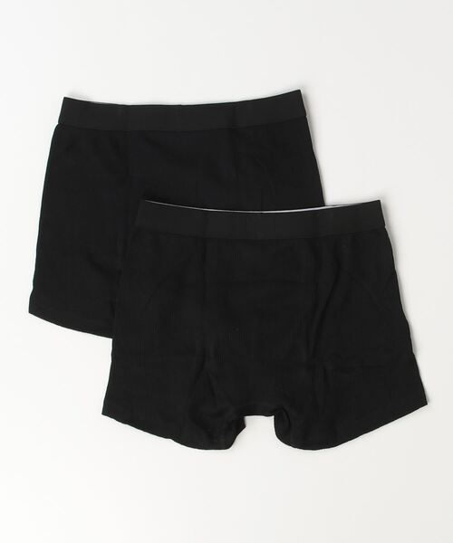 NUMBER (N)INE（ナンバーナイン）の「FRUIT OF THE LOOM / FTLxNUMBER(N)INE 2パックワッフルボクサーショーツ / 80754500（ボクサーパンツ・メンズ・グレー/ブラック・MEDIUM/LARGE/X-LARGE）」の3枚目の写真
